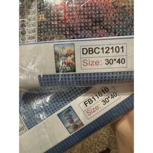 Diamond Painting Kits Pack of 2 Floral Stones 11 x 16" Landscape Art DIY